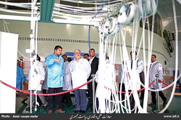 Visit of Exhibition of Spatial Achievements of Iran Space Research Institute by the Vice President f